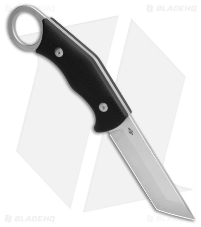 Daily Carry Co. Garuda Fixed Blade Knife Tanto Black G-10 (3.50" Satin)