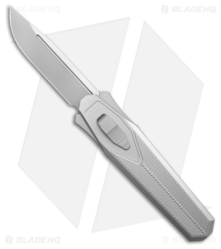 REMETTE RT-Swordfish Clip Point Gravity Knife Al + CF (3" Sandblast 14C28N)