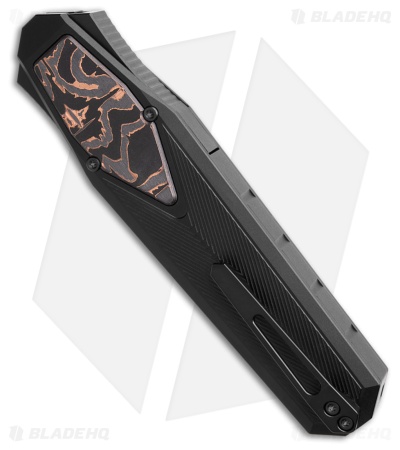 REMETTE RT-Swordfish Clip Point Gravity Black Al/Copper CF (3" BLK 14C28N)*DISC*
