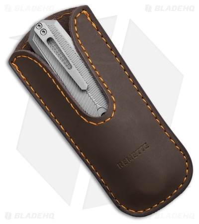 REMETTE RT-Swordfish Clip Point OTF Gravity Knife Aluminum + CF (3" Sandblast)