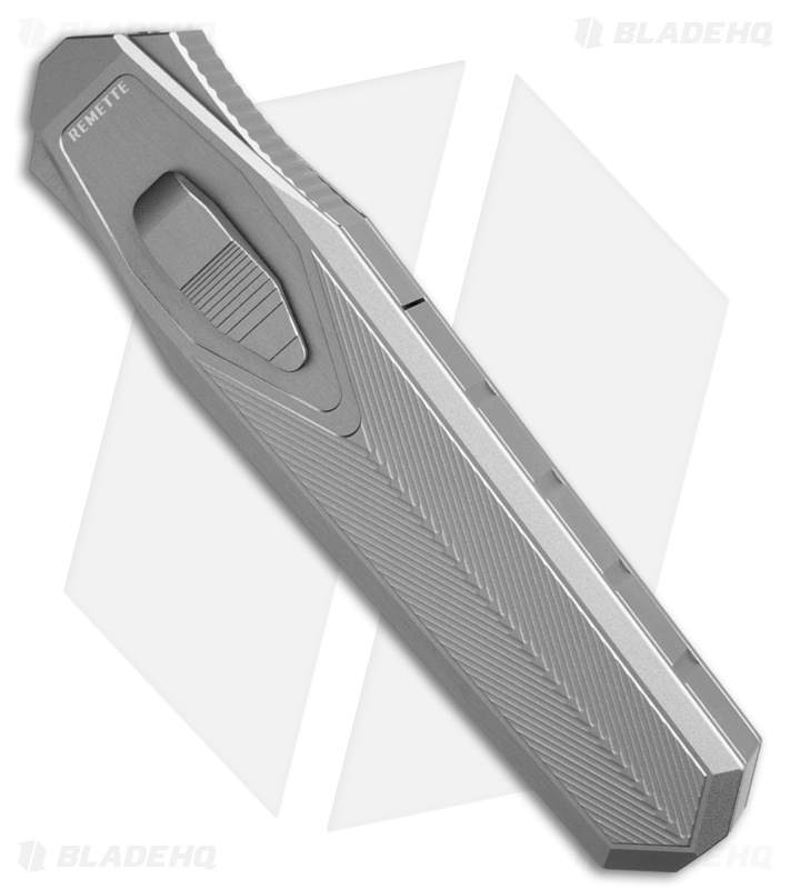 REMETTE RT-Swordfish Clip Point OTF Gravity Knife Aluminum + CF (3" SW)