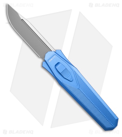 REMETTE RT-Swordfish OTF Gravity Knife Blue Al + CF (3" Sand Blasted)