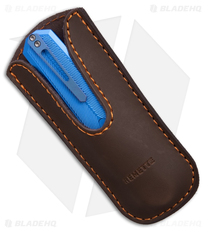 REMETTE RT-Swordfish OTF Gravity Knife Blue Al + CF (3" Sand Blasted)