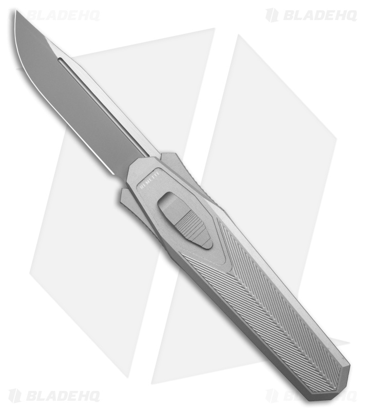 REMETTE RT-Swordfish OTF Gravity Knife Gray Al + Black CF (3" Sand Blasted)