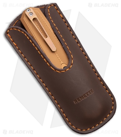 REMETTE RT-Swordfish OTF Gravity Knife Tan Aluminum (3" Stonewash)