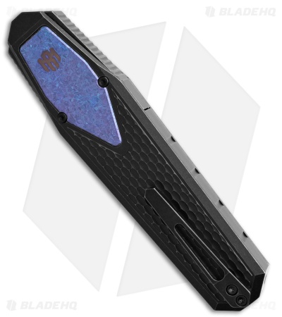 REMETTE RT-Swordfish Reverse Tanto Gravity Knife Black Ti (3.2" Black/SW)