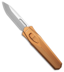 REMETTE RT-Swordfish Reverse Tanto Gravity Knife Bronze Al + CF (3" SW 14C28N)