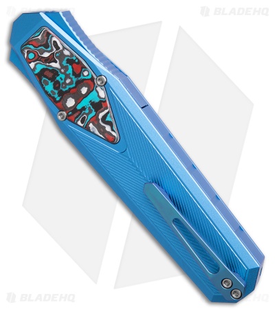 REMETTE RT-Swordfish Reverse Tanto OTF Gravity Knife Blue Al RWB CF (3" SB)
