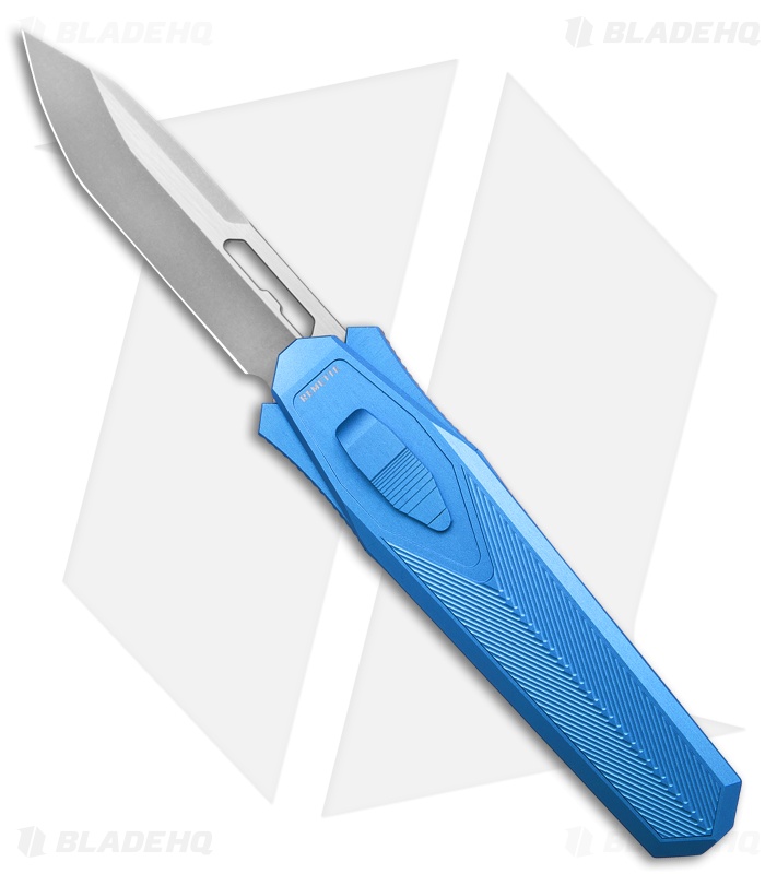 REMETTE RT-Swordfish Reverse Tanto OTF Gravity Knife Blue Al RWB CF (3" SW)