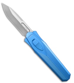 REMETTE RT-Swordfish Reverse Tanto OTF Gravity Knife Blue Al RWB CF (3" SW)
