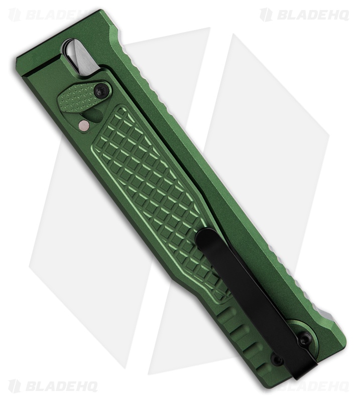 Reate EXO-Performance Dual Blade Gravity Knife Green Aluminum Diamond (3.1" SW)