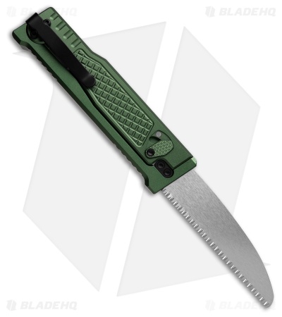 Reate EXO-Performance Dual Blade Gravity Knife Green Aluminum Diamond (3.1" SW)