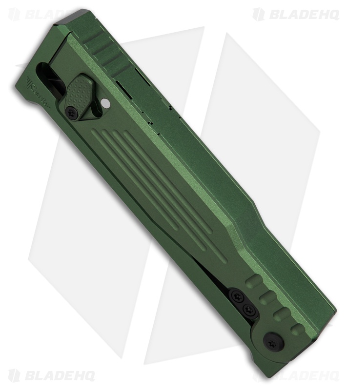 Reate EXO-Performance Dual Blade Gravity Knife Green Aluminum Stripe (3.1" SW)