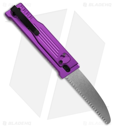 Reate EXO-Performance Dual Blade Gravity Knife Purple Aluminum Stripe (3.1" SW)