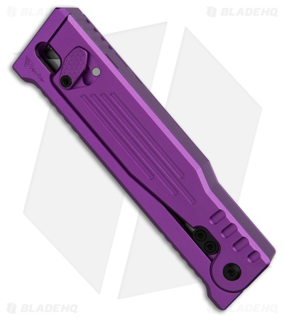 Reate EXO-Performance Dual Blade Gravity Knife Purple Aluminum Stripe (3.1" SW)