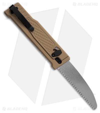 Reate EXO-Performance Dual Blade Gravity Knife Tan Aluminum Diamond (3.1" SW)