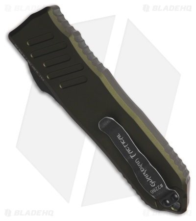 Guardian Tactical RECON-040 OTF Auto Knife OD Green Aluminum (4" Dark SW Serr)