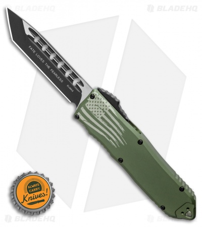 Guardian Tactical RECON-ELITE OTF Auto Knife Tanto OD Green (4.0 Two Tone)