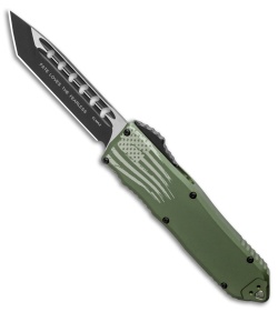 Guardian Tactical RECON-ELITE OTF Auto Knife Tanto OD Green (4.0 Two Tone) | 133222