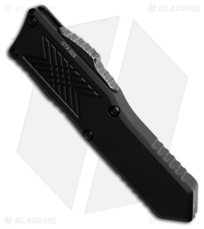 Guardian Tactical GTX-025 Black OTF Automatic Knife (2.5" Dark SW Tanto) 