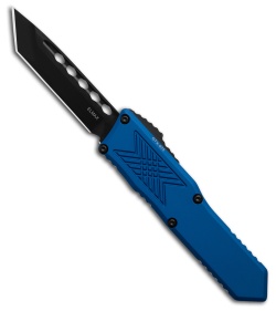 Guardian Tactical GTX-025 Blue OTF Automatic Knife (2.5" Black Tanto)