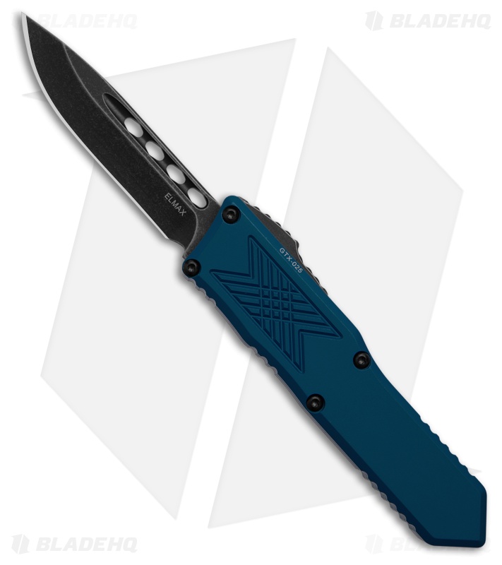 Guardian Tactical GTX-025 Blue OTF Automatic Knife (2.5" Dark Stonewash)