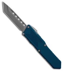 Guardian Tactical GTX-025 Blue OTF Automatic Knife (2.5" Stonewash Tanto)
