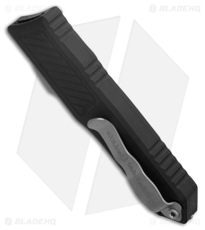 Guardian Tactical GTX-025 Dagger OTF Knife Black Aluminum (2.75" Two-Tone)