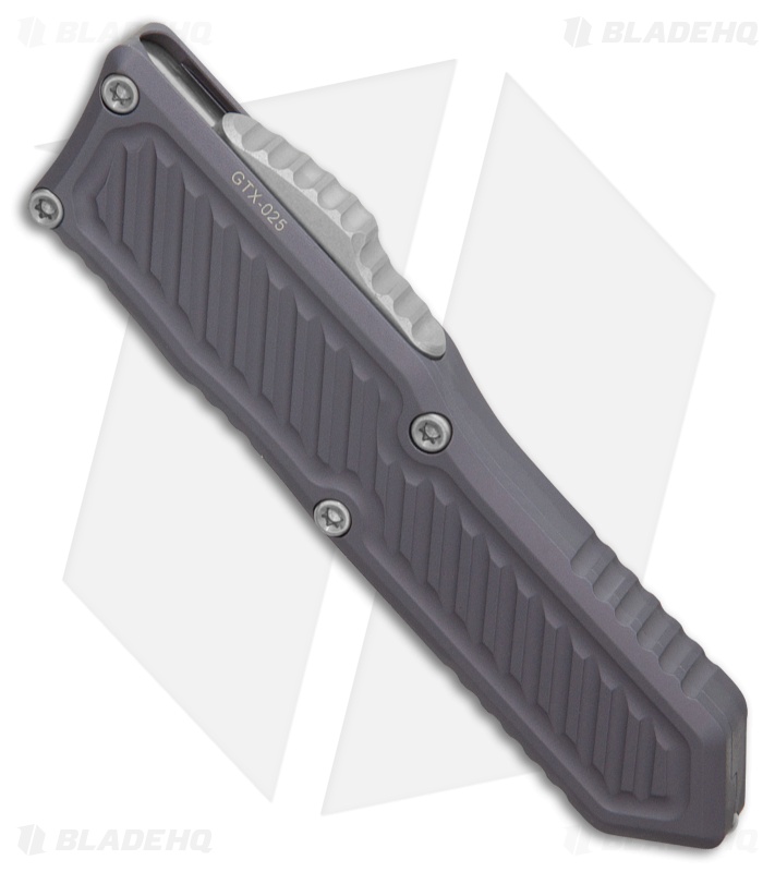 Guardian Tactical GTX-025 D/E Dagger OTF Knife Gurple Gray Aluminum (2.75" SW)