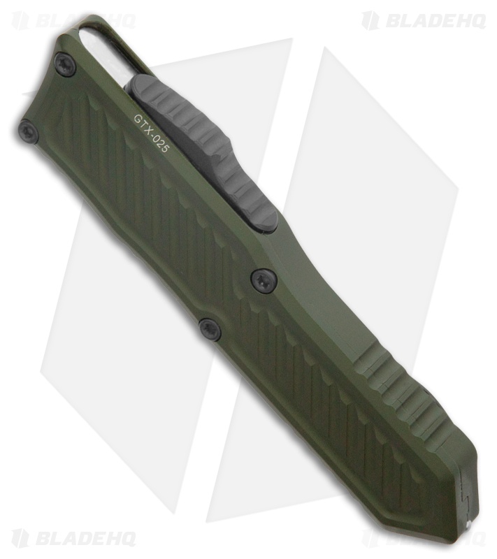 Guardian Tactical GTX-025 D/E Dagger OTF Knife OD Green Aluminum (2.75" Black)