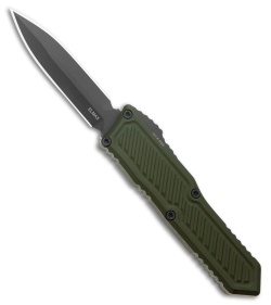 Guardian Tactical GTX-025 D/E Dagger OTF Knife OD Green Aluminum (2.75" Black)