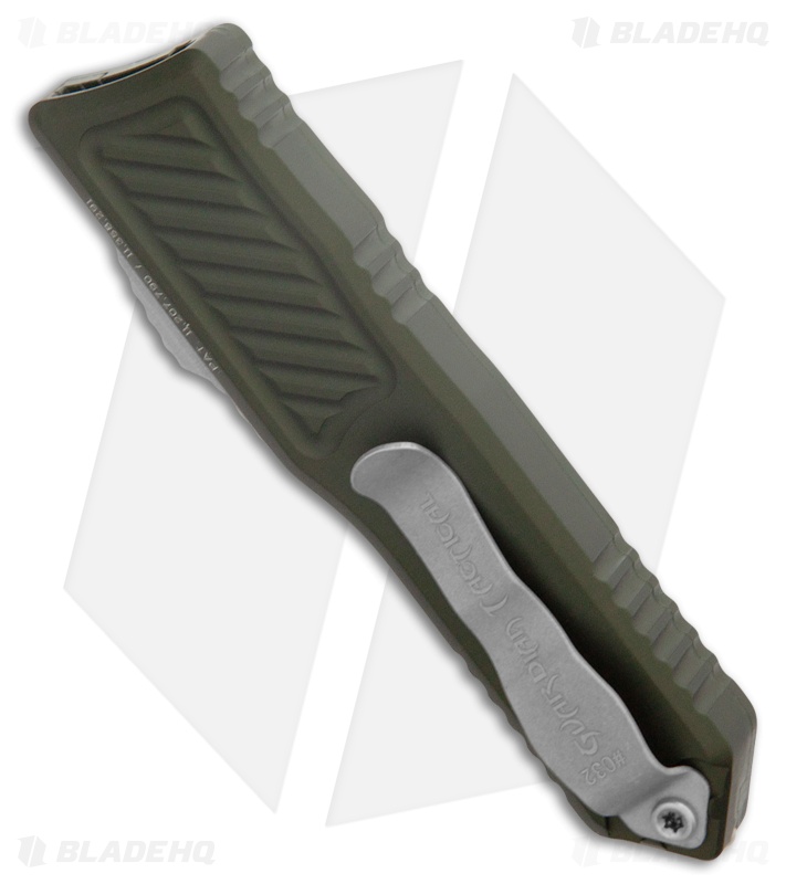 Guardian Tactical GTX-025 D/E Dagger OTF Knife OD Green Aluminum (2.75" SW)