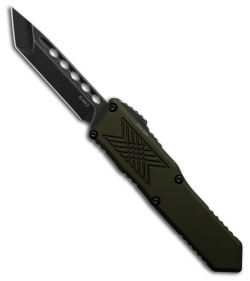 Guardian Tactical GTX-025 OD Green OTF Automatic Knife (2.5" Dark SW Tanto)