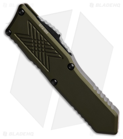Guardian Tactical GTX-025 OD Green OTF Automatic Knife (2.5" Black Tanto)