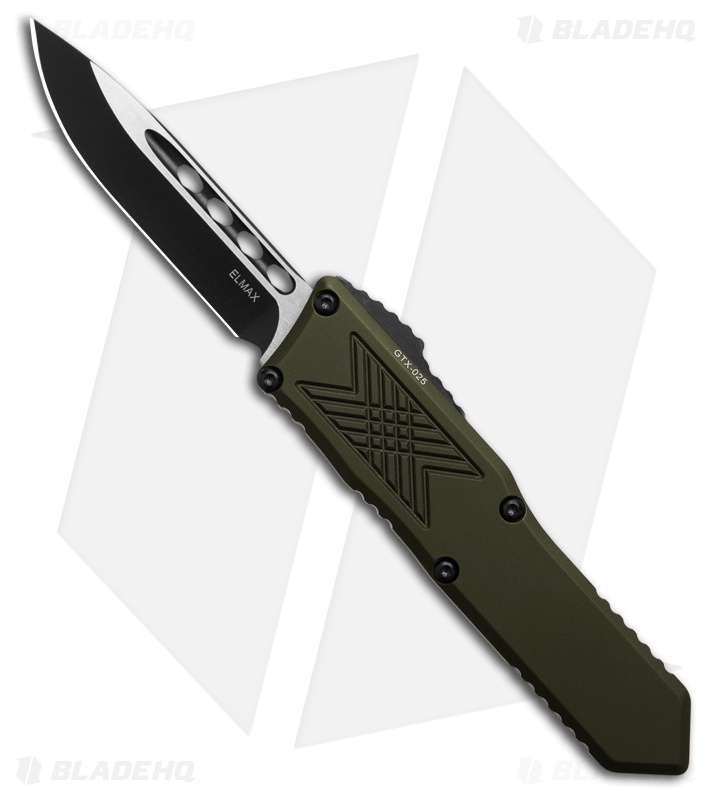 Guardian Tactical GTX-025 OD Green OTF Automatic Knife (2.5" Two-Tone)