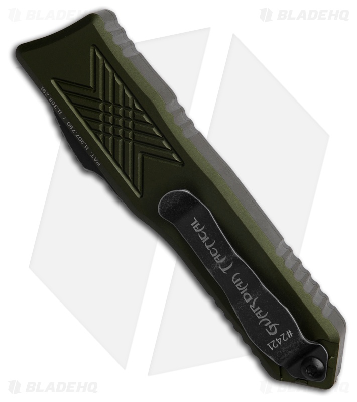 Guardian Tactical GTX-025 OD Green OTF Automatic Knife (2.5" Black) 