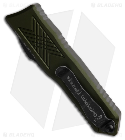 Guardian Tactical GTX-025 OD Green OTF Automatic Knife (2.5" Black) 