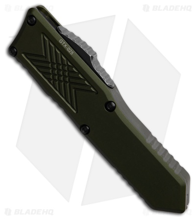 Guardian Tactical GTX-025 OD Green OTF Automatic Knife (2.5" Black) 