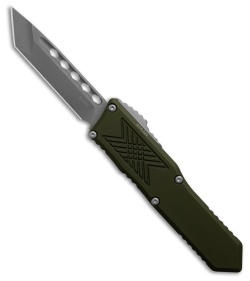 Guardian Tactical GTX-025 OD Green OTF Automatic Knife (2.5" Stonewash Tanto)