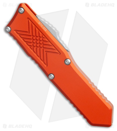 Guardian Tactical GTX-025 OTF Auto Knife Burnt Orange Aluminum (2.5" Stonewash)
