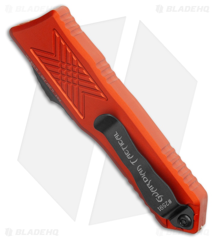 Guardian Tactical GTX-025 S/E OTF Knife Burnt Orange Aluminum (2.5" Two-Tone)