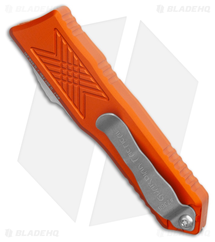 Guardian Tactical GTX-025 OTF Automatic Knife Burnt Orange Aluminum (2.5" SW)
