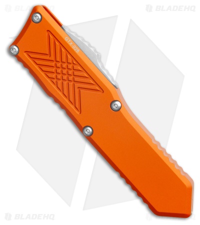 Guardian Tactical GTX-025 OTF Automatic Knife Burnt Orange Aluminum (2.5" SW)
