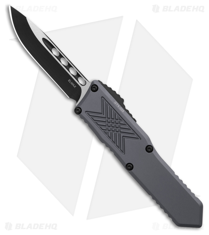 Guardian Tactical GTX-025 Limited Gray OTF Automatic Knife (2.5" Two-Tone)
