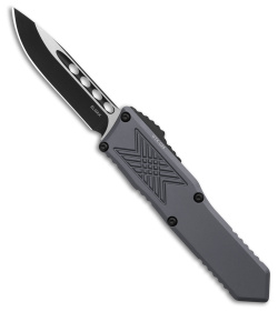 Guardian Tactical GTX-025 Limited Gray OTF Automatic Knife (2.5" Two-Tone) 