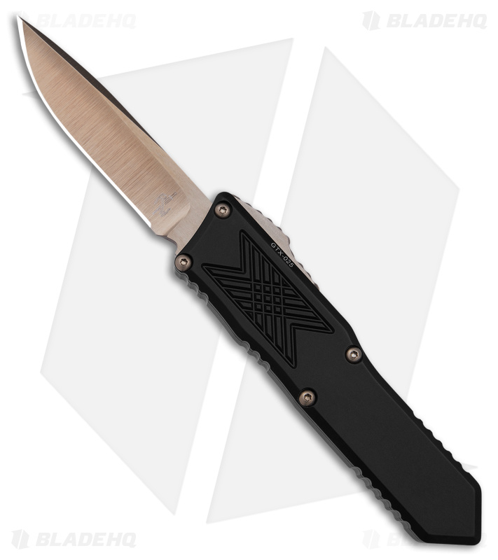 Guardian Tactical GTX-025 OTF Reese Weiland Black Automatic Knife (2.5" Bronze)