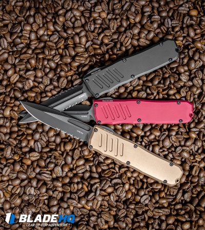 Guardian Tactical RECON-035 D/A OTF Automatic Dagger Red (3.3" Two-Tone) 