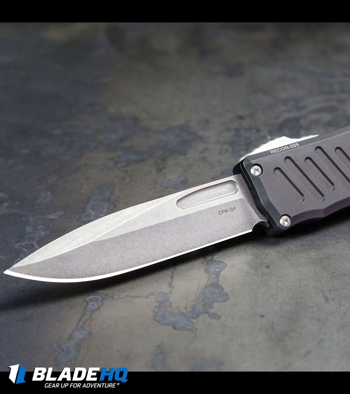 Guardian Tactical RECON-035 D/A OTF Automatic Knife (3.3" Stonewash) 