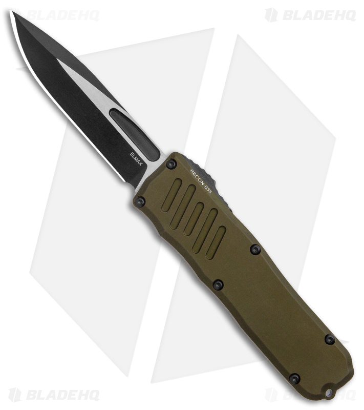 Guardian Tactical RECON-035 D/A OTF Automatic Knife OD Green (3.3" Two-Tone)