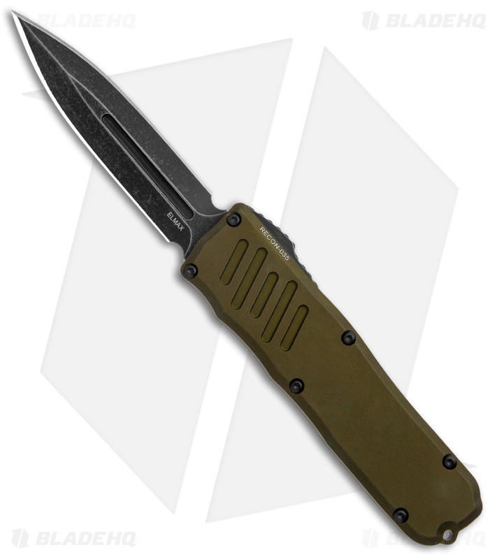 Guardian Tactical RECON-035 D/A Dagger OTF Auto OD (3.3" Black Stonewash)